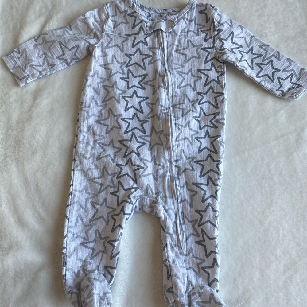 Aden & Anais Star Muslin Footie